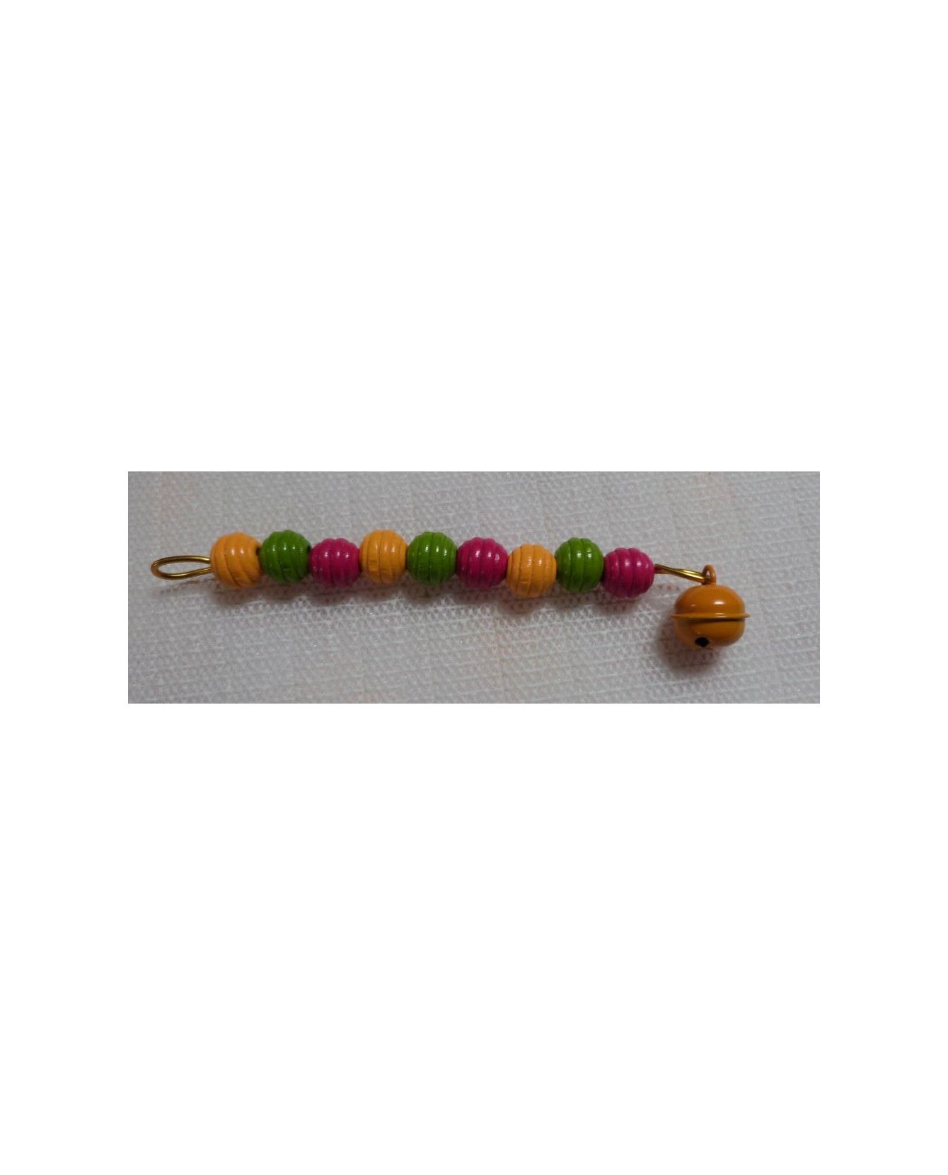 Jouets pour oiseaux Jouet perles en rouge, vert et jaune Chez Anilou 4,00 € Jouets pour oiseaux Jouet perles en rouge, vert et jaune Chez Anilou 4,00 €