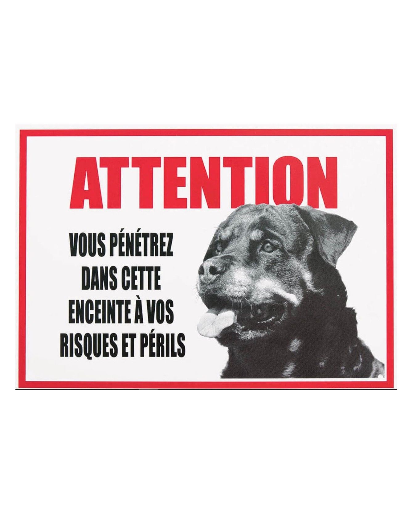 Rottweiler Plaque de garde Rottweiler Martin Sellier 7,50 €