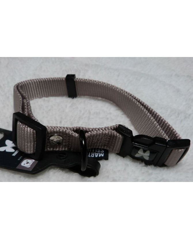 Colliers synthétiques Collier chien reglable anthracite nylon Martin Sellier Martin Sellier 11,00 €