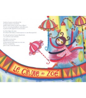 librairie animaux Le cirque de Zoé d'Hélène Suzzoni et Lucie Vandevelde  13,90 €