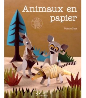 Livres d'activités Les animaux en papier de Natacha Seret  14,50 €