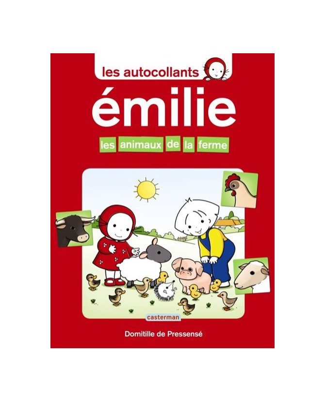 Livres années maternelles Emilie, les animaux de la ferme - autocollants - Casterman  3,95 €