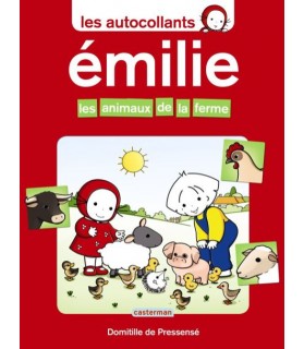 Livres années maternelles Emilie, les animaux de la ferme - autocollants - Casterman  3,95 €