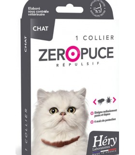 antiparasitaires chat Collier répulsif puces et tiques pour chat - Hery Laboratoire Héry 8,00 €