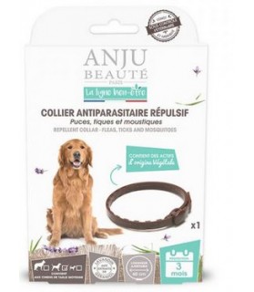 Antiparasitaire canin collier antiparasitaire répulsif puces, tiques et moustiques chien moyen Anju Beauté ANJU BEAUTE 9,00 €