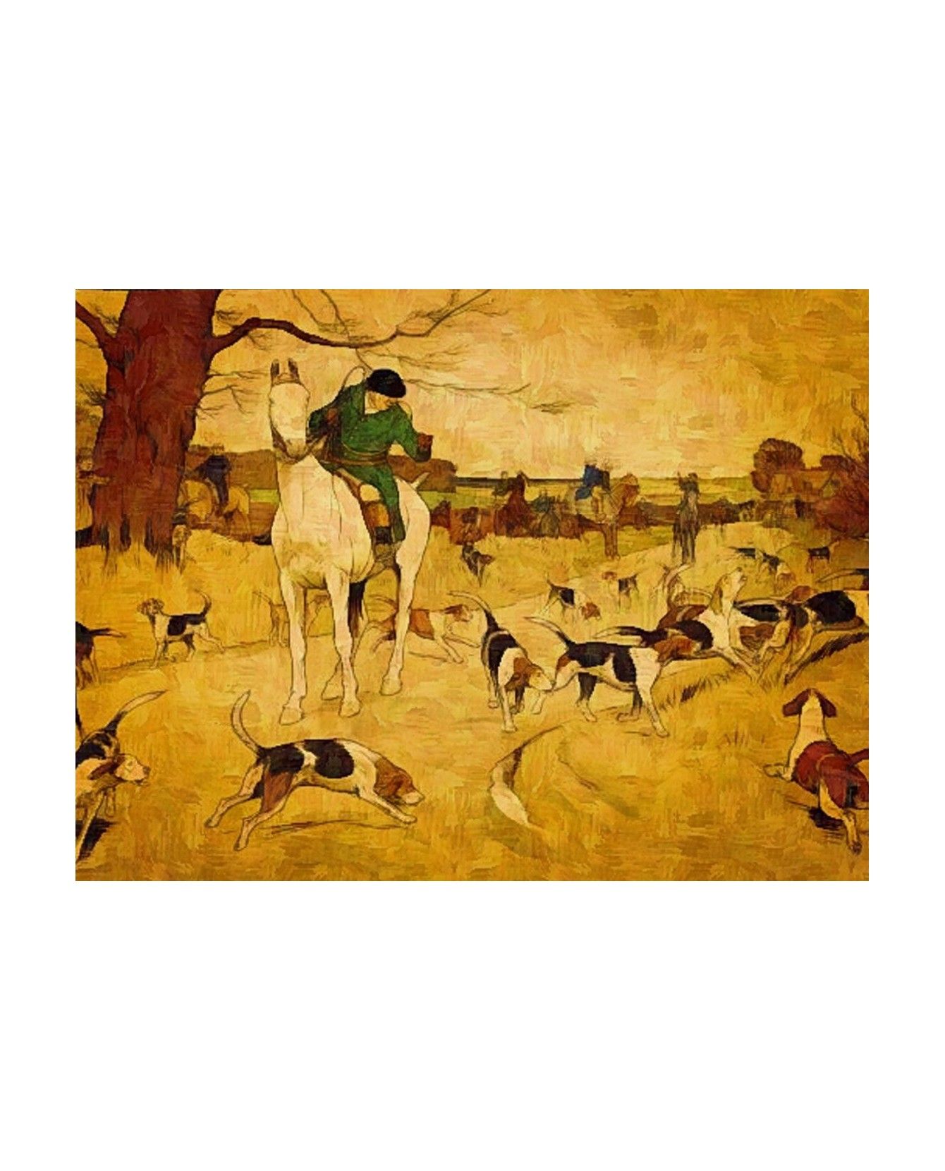 Peintures thème chasse Poster La chasse à courre dans la plaine ChezAnilou 17,00 € Peintures thème chasse Poster La chasse à courre dans la plaine ChezAnilou 17,00 €