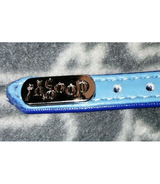 copy of Collier chien simili cuir Pretty bleu étoile