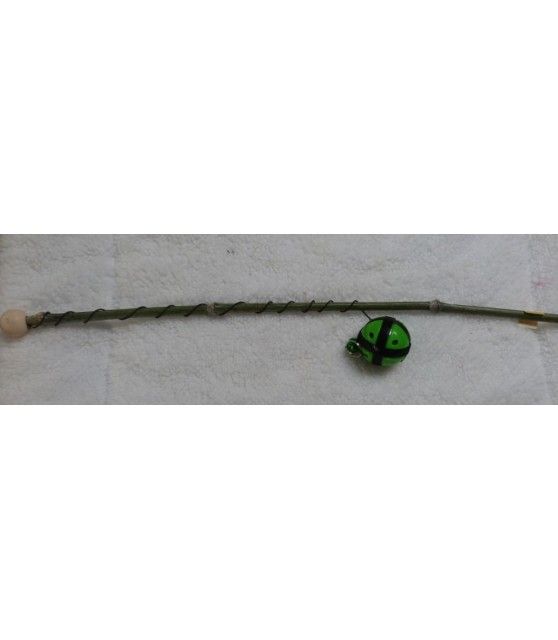 jouet chat - canne avec balle et grelot
