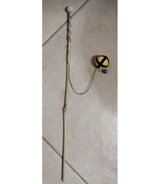 Canne à chat jouet chat - canne avec balle et grelot ChezAnilou 5,00 €