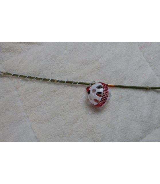 Canne à chat Jouet chat - canne avec balle effet strass et grelot ChezAnilou 4,99 €