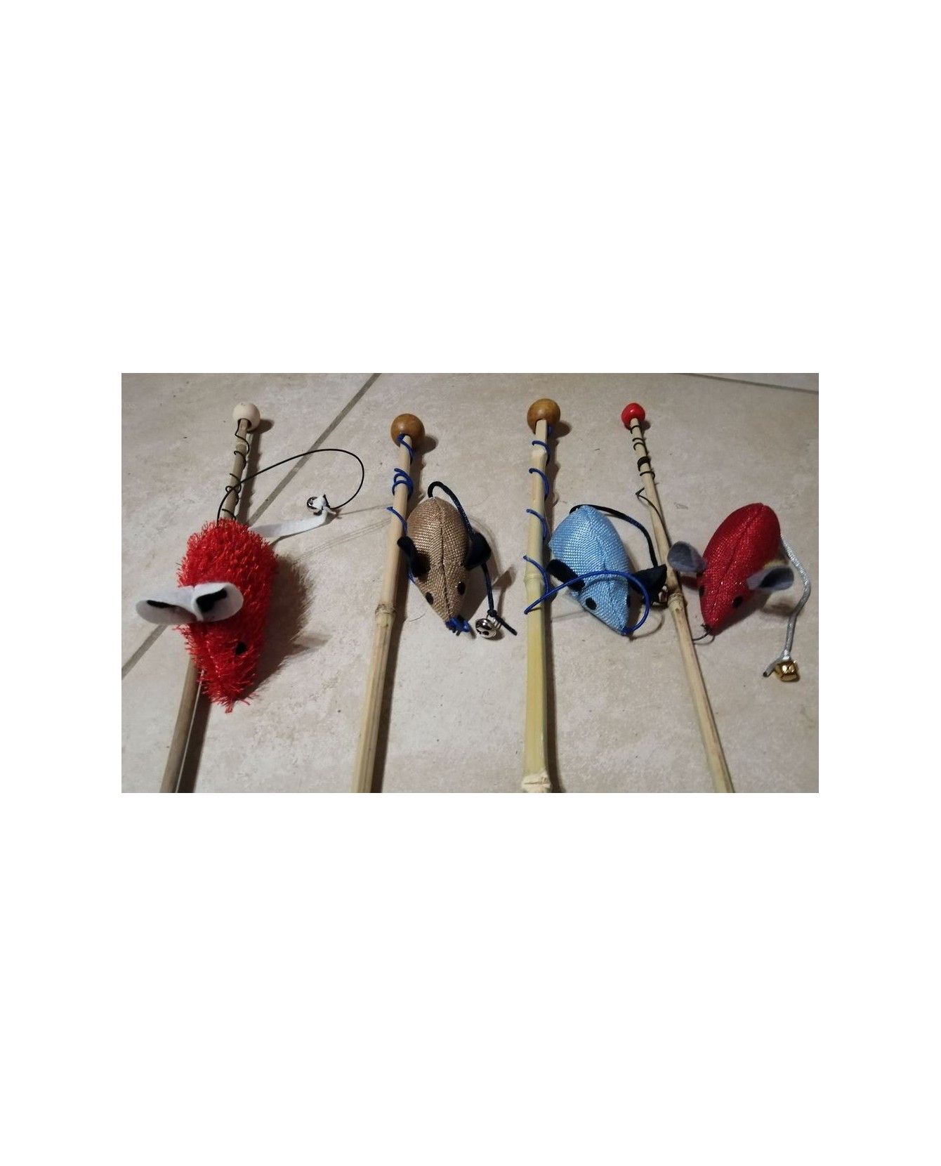 Canne à chat jouet chat - canne souris ChezAnilou 5,00 €