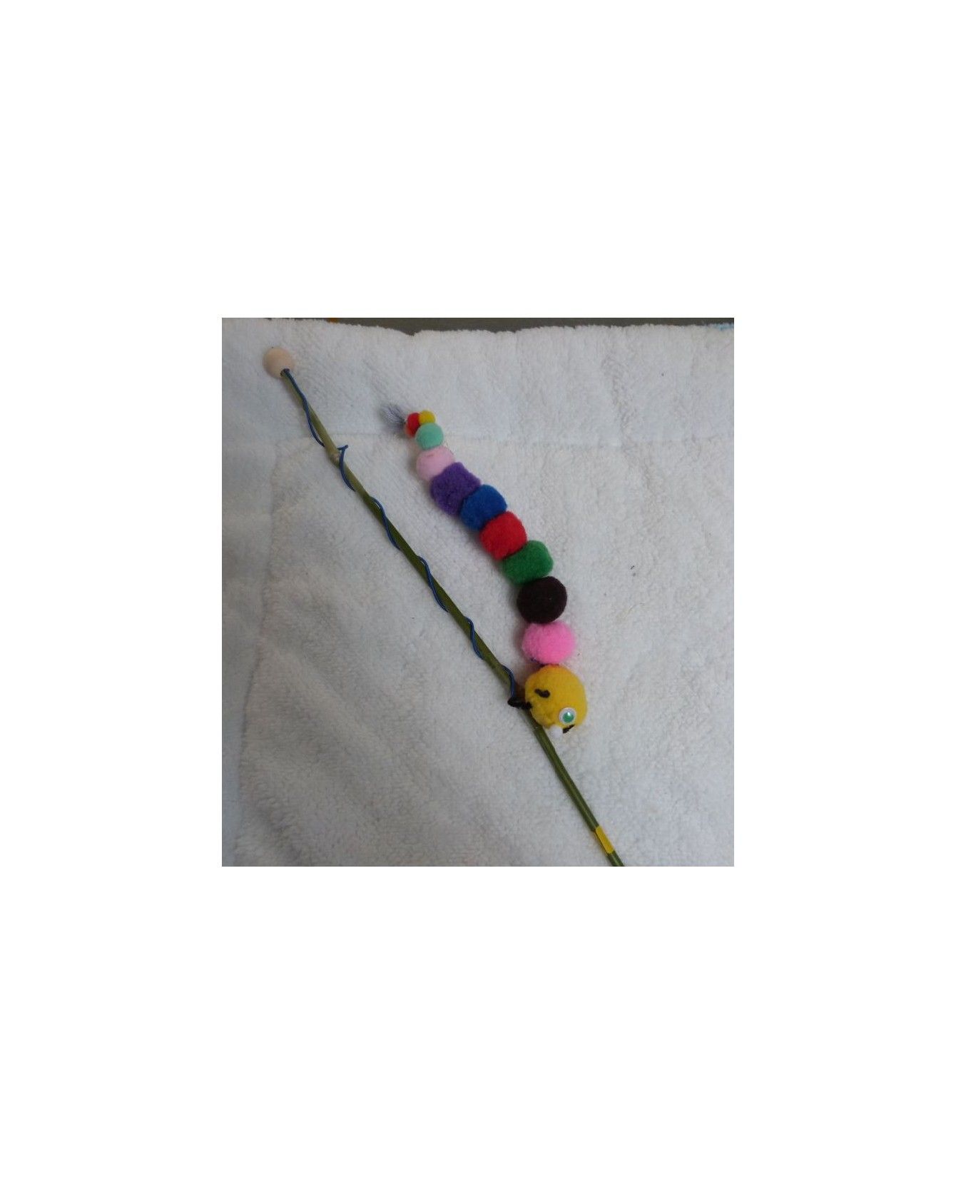 Canne à chat Jouet chat - canne mille pattes multicolore ChezAnilou 5,00 € Canne à chat Jouet chat - canne mille pattes multicolore ChezAnilou 5,00 €