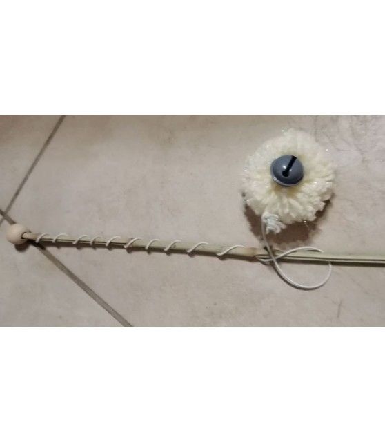 Canne à chat jouet chat canne pompon avec son grelot ChezAnilou 5,00 €