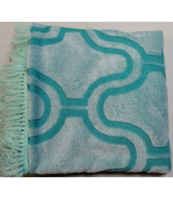 Tapis pour chien ou chiot Tapis chien arabesque vert d'eau ChezAnilou 12,00 €