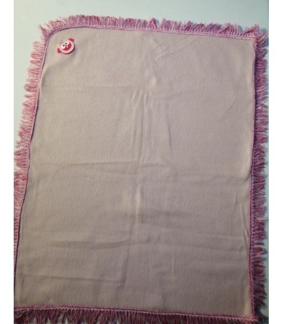 Tapis pour chien ou chiot Tapis chien rose molletonné liseré rosée 80 x 62 cm ChezAnilou 12,00 €