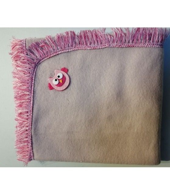 Tapis pour chien ou chiot Tapis chien rose molletonné liseré rosée 80 x 62 cm ChezAnilou 12,00 €