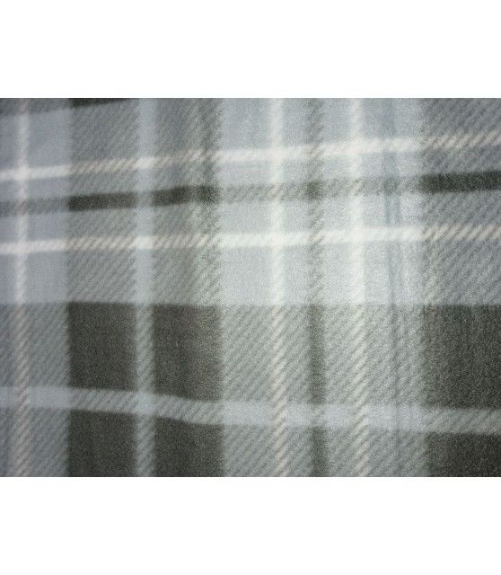 Tapis pour chien ou chiot Tapis chien à carreaux gris molletonné liseré jaune 80 x 48 cm ChezAnilou 12,00 €