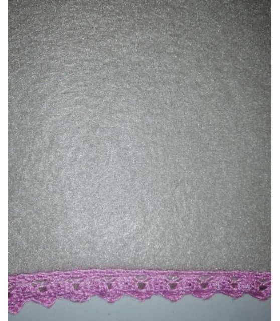 Tapis chien doublé molletonné motif coeur 75 x 62 cm