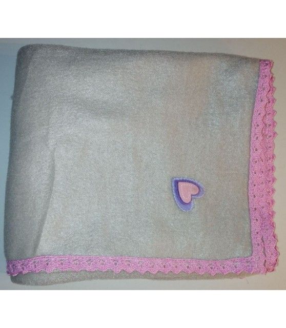 Tapis pour chien ou chiot Tapis chien doublé molletonné motif coeur 75 x 62 cm ChezAnilou 12,00 €
