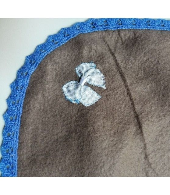 Tapis pour chien ou chiot Tapis chien marron molletonné double épaisseur 75 * 62 cm ChezAnilou 12,00 €