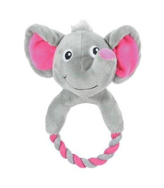 Peluches pour chien jouet chien peluche et corde élephant gris  10,00 €