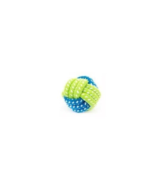 Jouets canins durs Jouet balle noeud bleu et verte  6,00 €