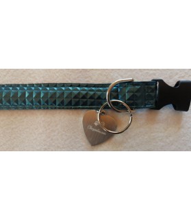 Colliers simili et cuir collier chien Calypso bleu pétrole - dim 37-65 cm ChezAnilou 12,00 €