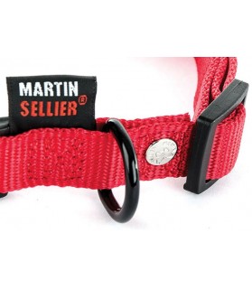Colliers synthétiques Collier Nylon rouge classique T30 - 45 cm Martin Sellier 9,00 €