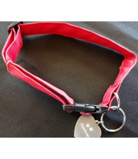 Colliers simili et cuir Collier chien Coeur Rouge avec médaille T2,5 x 66-39 cm ChezAnilou 9,00 €