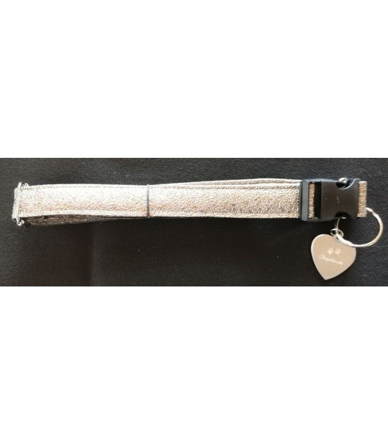 copy of Collier chien Paillette de Star Bronze T39-67