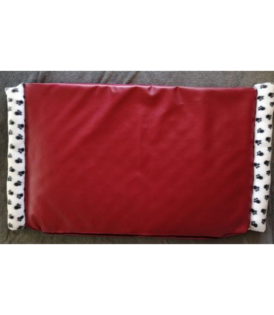 Coussins pour chien ou chiot coussin chien rouge réversible et déhoussable T. 110 x 62cm ChezAnilou 36,00 €