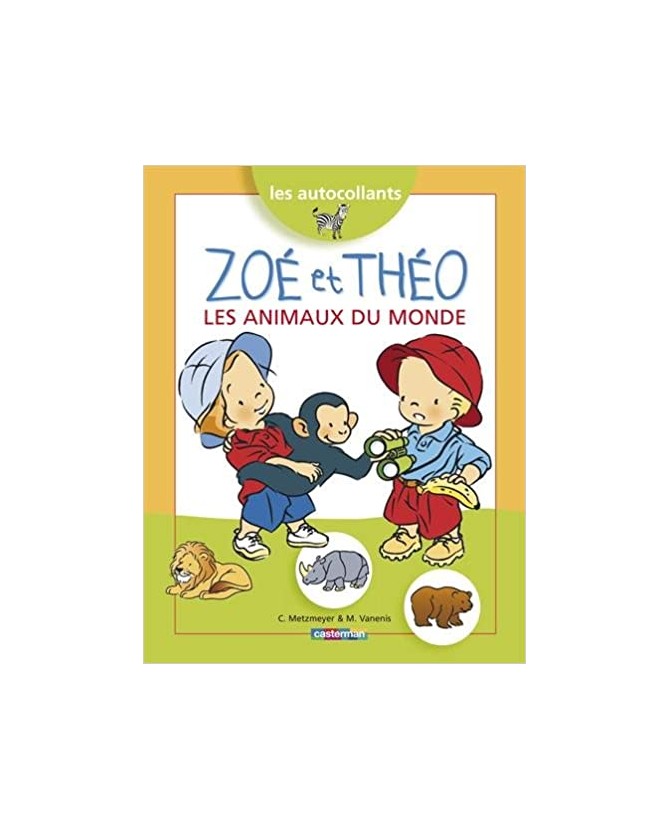Livres années maternelles livre enfant - Zoé et Théo - Les animaux du monde  3,50 €