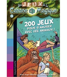 Livres d'activités Les jeux de la cabane magique - 200 jeux sur les animaux pour s'amuser  6,00 €