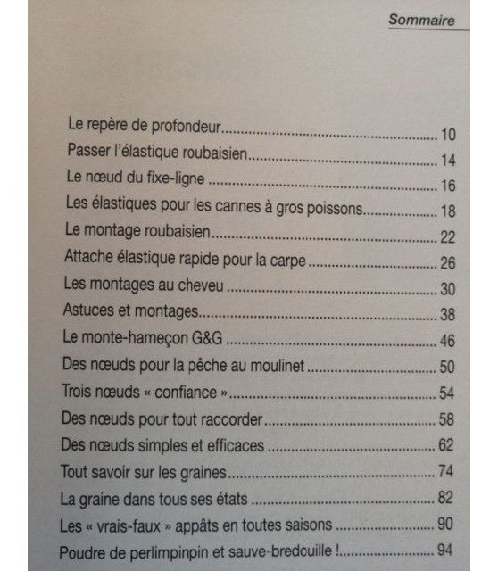 Secrets de pêcheurs - Truc et astuces de pêche