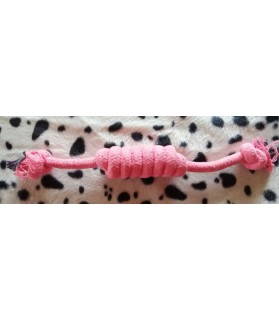 jouets noeuds pour chien Jouet chien corde de coton tressé rose  6,00 €
