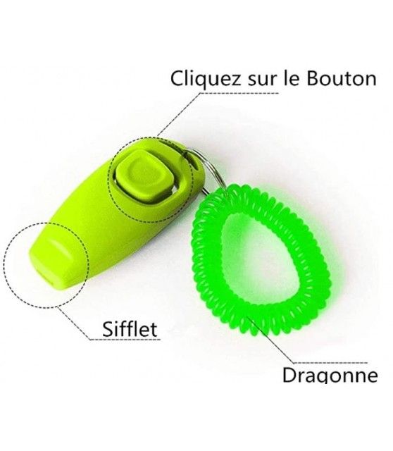 Cliker sifflet pour l'éducation du chien
