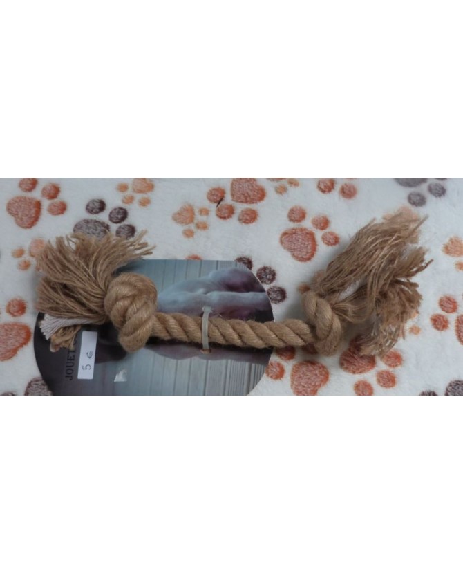 jouets noeuds pour chien Jouet chien corde brute 2 noeuds  5,00 €