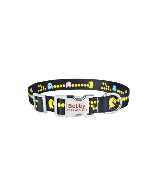 Colliers synthétiques Collier chien ajustable PacMan Mutli-marques 9,00 €
