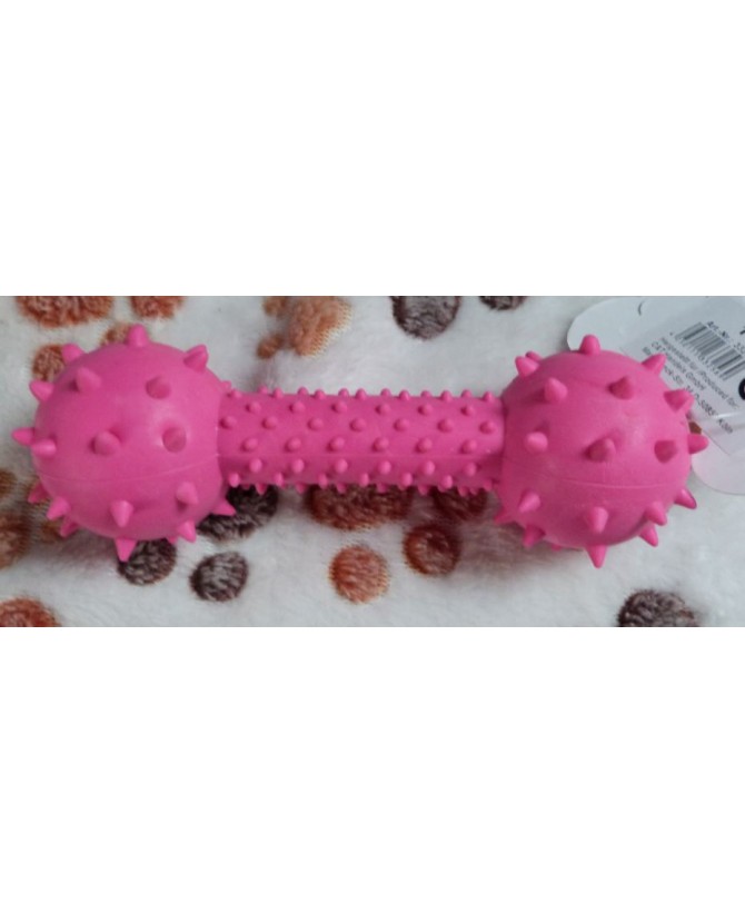 Jouets dentitions canines Os picot friandise et sonore rose  7,00 €
