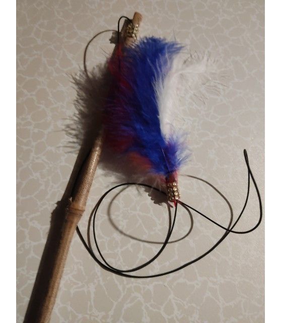 Canne à chat Jouet pour chat - canne à plumes ChezAnilou 4,99 €