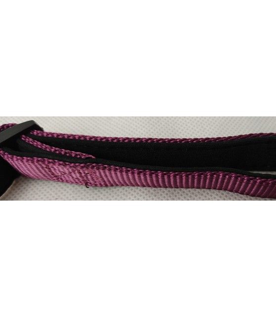 Collier chien ajustable Classica bordeaux Doogy