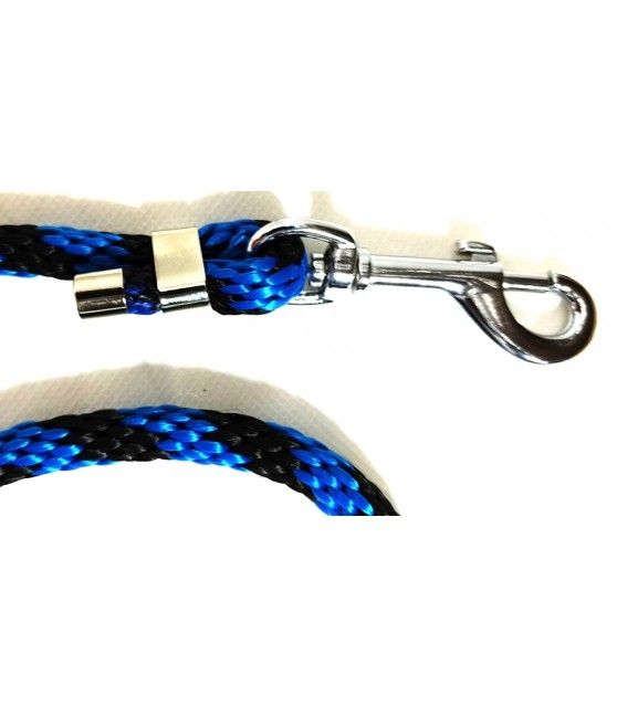 Laisse ronde Laisse chien bleu et noir BlueTWO de chezanilou ChezAnilou 12,00 €