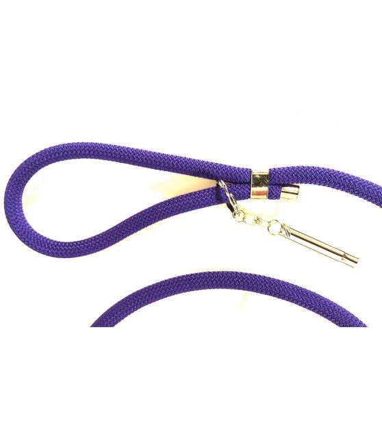 Laisse ronde Laisse de promenade avec sifflet Violette ChezAnilou 12,00 €