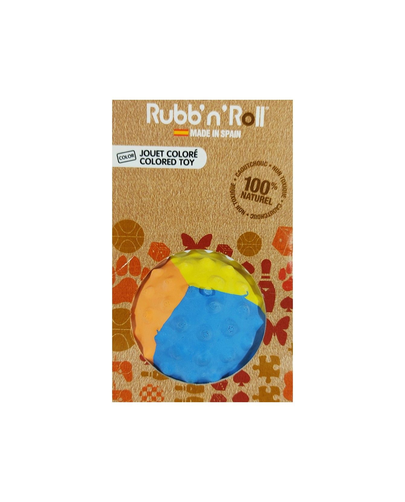 balles pour chien balle tricolore pour chien Rubb'n'roll Rubb'n'Roll 7,00 €