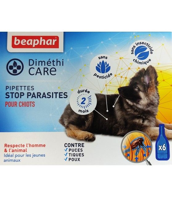 antiparasitaires canins Pipettes stop parasites pour chiots Beaphar 11,00 €