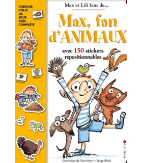 Livres d'activités Max, fan d'animaux de Serge Bloch  5,00 €