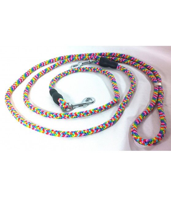Laisses longues doubles mousquetons Laisse double Candy 2 chiens ChezAnilou 24,00 €