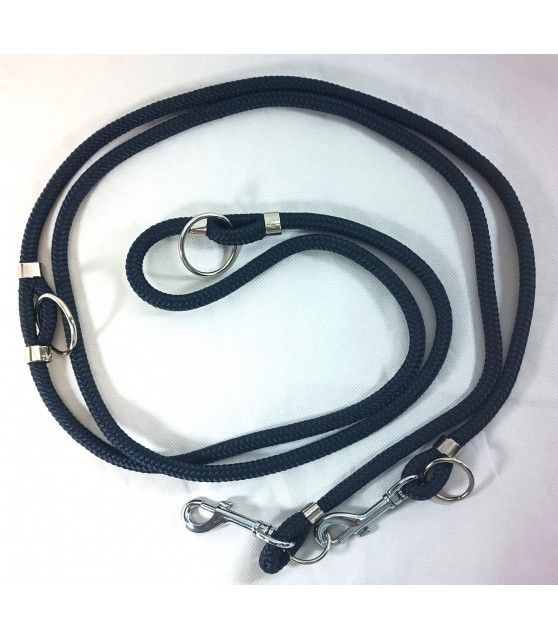 Laisse de travail 4 points Midnight blue pour chien