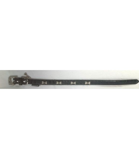 Colliers simili et cuir Collier chien simili noir et os boucle Mutli-marques 7,00 €