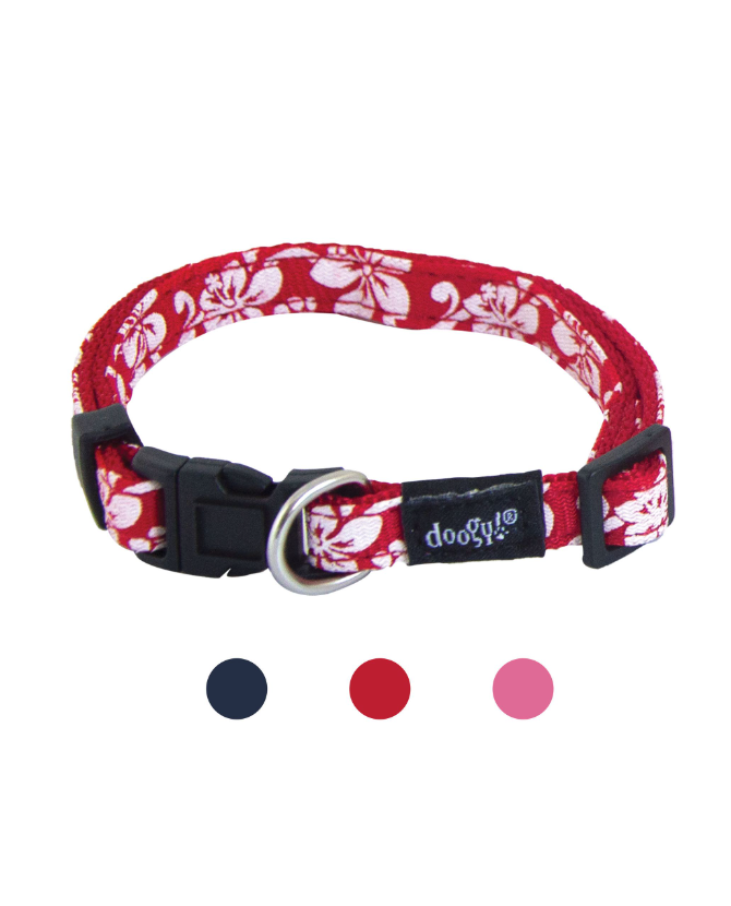 Colliers synthétiques Collier chien Tahiti rouge TS Doogy 8,00 €